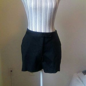 Work Order Dark Academia Black Shorts with Pockets Dressy or Casual Size 8